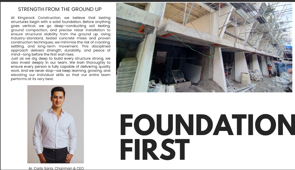 Foundation First - Strength From The Ground Up